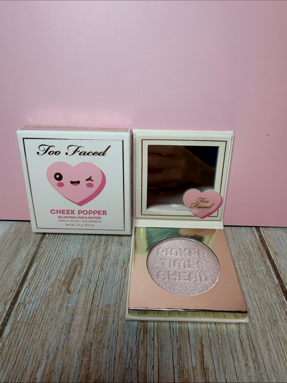 Too Faced Cheek Popper Highlighter - Soft Pink Shimmer